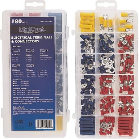 PROSOURCE 180Pcs Terminal Repair Kit CP-1803L